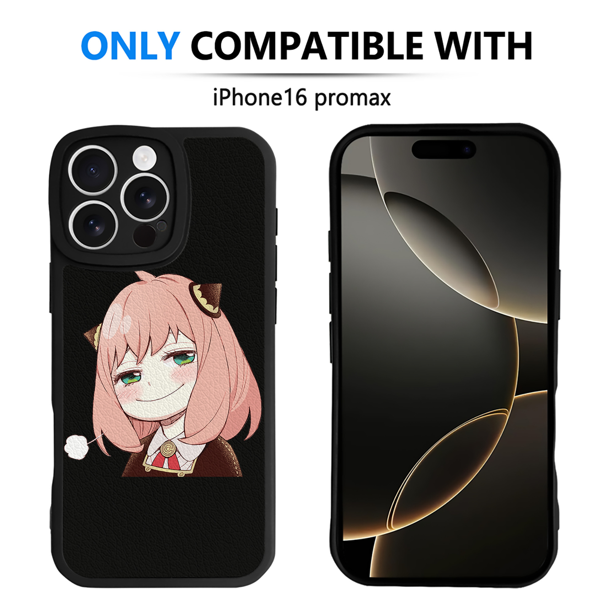 （画像用） SPY×FAMILY间谍家家酒 【iPhone 16シリーズ対応】シリコンスマホケース（レザー調） 材質：シリコン